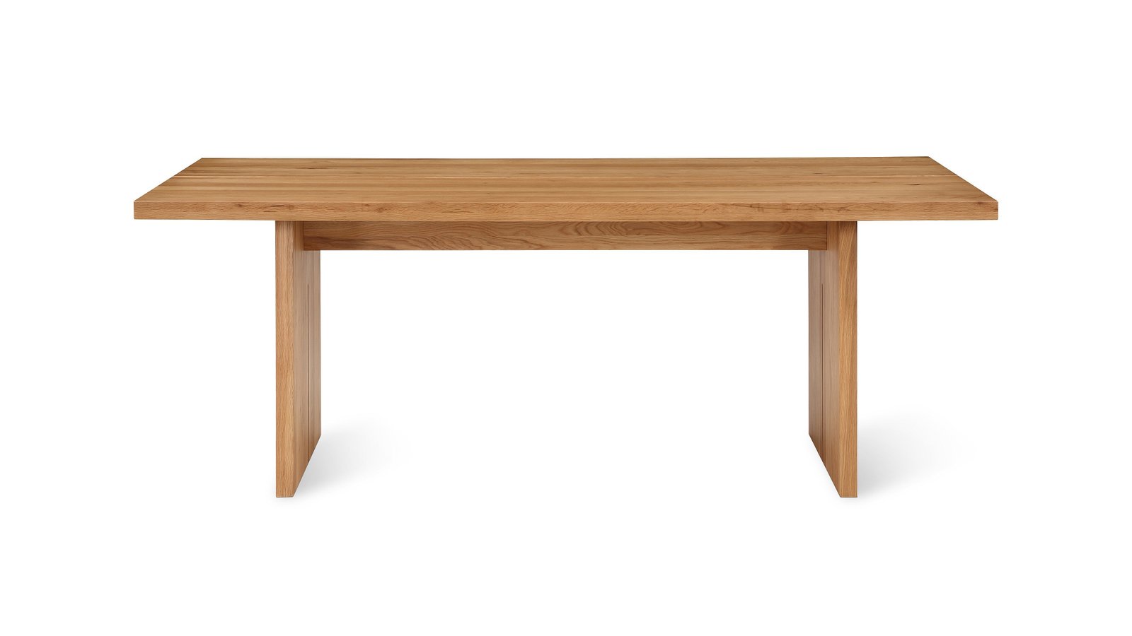 Plane Dining Table Seats 6-8 | Straight Edge | Oak - Image 5