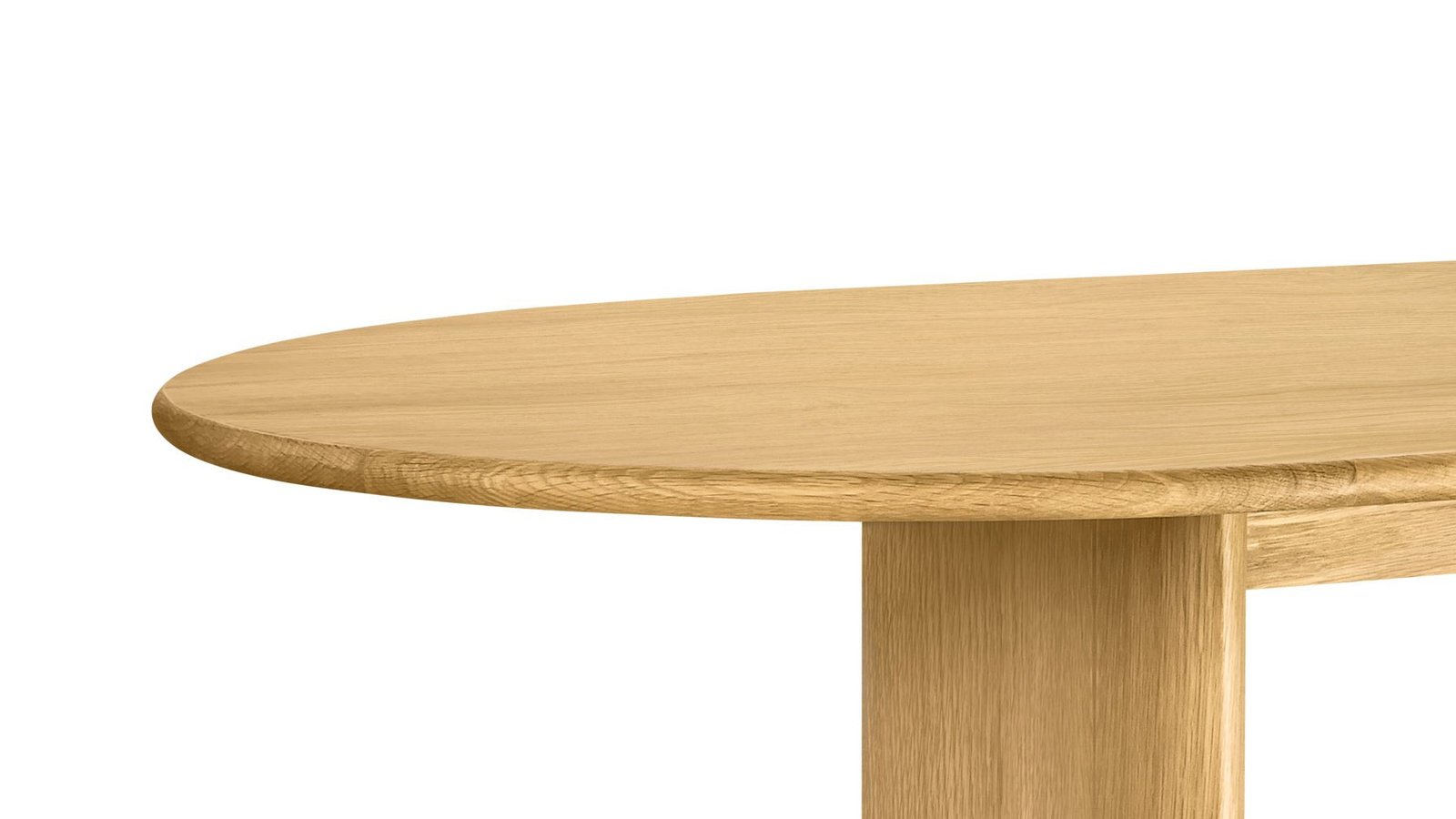 Union Dining Table Seats 6-8 People White Oak - Image 7