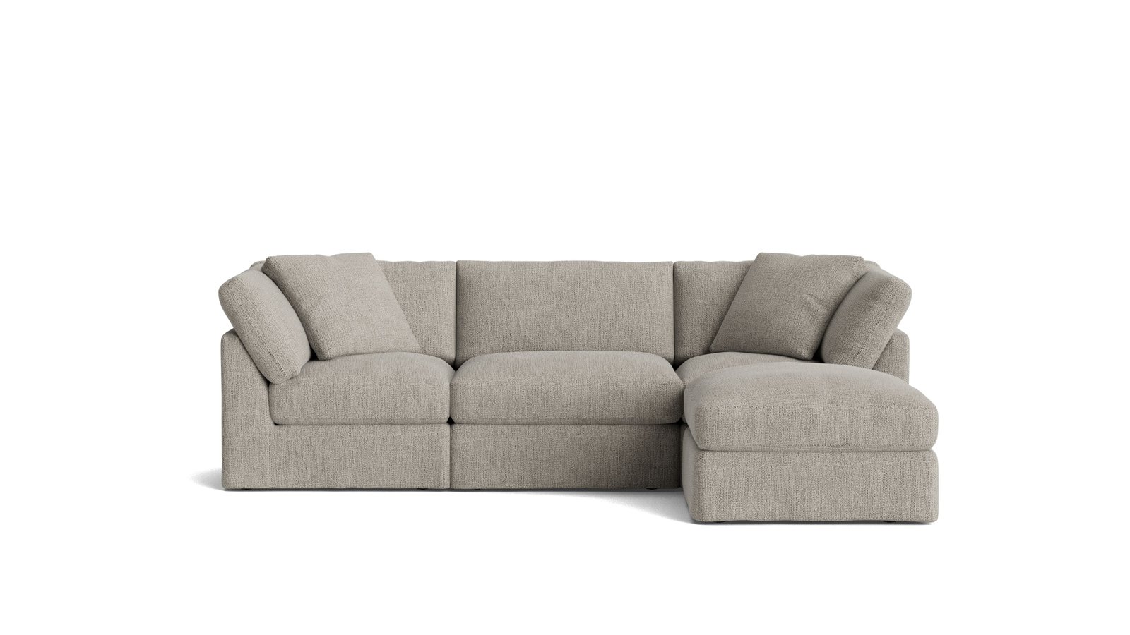 Get Together 4-Piece Modular Sectional Oatmeal - Image 2