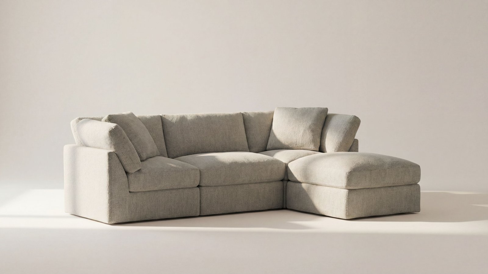 Get Together 4-Piece Modular Sectional Oatmeal - Image 3